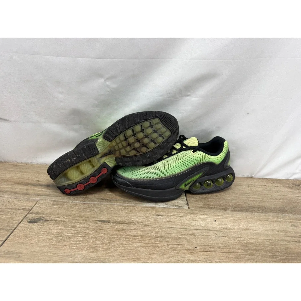 Nike Air Max Dn Volt Black Neon Green Mens Sneakers HV3521-700 Size 7.5